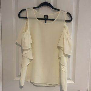 Cute novelty dressy top with ruffles